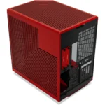 HYTE Y70 Upgraded Modern Aesthetic Dual Chamber Panoramic Tempered Glass Mid-Tower ATX Computer Gaming Case with PCIE 4.0 Riser Cable Included, Black Cherry - Image 5