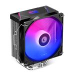 ID-COOLING BLITZ X4 RGB CPU Air Cooler, Vibrant Lighting Effects on Top Cover and Fan, 4 Heatpipes, 120x120x25mm PWM Fan, for Intel LGA1700/1150/1151/1155/1200; AMD AM4/AM5 (152mm in Height)
