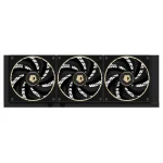 ID-COOLING DX360 GDL 360mm AIO Liquid CPU Cooler, Supports Top Mounting Only, For BTF Builds - Black/Gold - Image 3