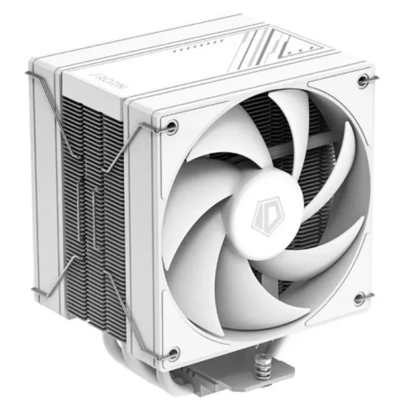 ID-COOLING FROZN A410 Dual Fan CPU Air Cooler, All-White Layout Single Tower with 2x120mm FDB Fans in a Push-pull Configuration, Noninterference With RAM, Compatible With Intel and AMD Latest Sockets