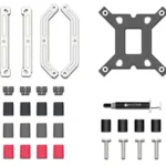 ID-COOLING FROZN A410 Dual Fan CPU Air Cooler, All-White Layout Single Tower with 2x120mm FDB Fans in a Push-pull Configuration, Noninterference With RAM, Compatible With Intel and AMD Latest Sockets - Image 6