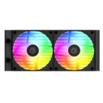 ID-COOLING FX240 INF ARGB 240mm AIO Liquid CPU Cooler w/ Infinity Mirror Display - Black - Image 3