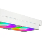 ID-COOLING FX240 INF ARGB 240mm AIO Liquid CPU Cooler w/ Infinity Mirror Display - White - Image 4