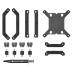 ID-COOLING FX360 INF ARGB 360mm AIO Liquid CPU Cooler w/ Infinity Mirror Display - Black - Image 6