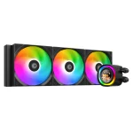 ID-COOLING FX360 LCD ARGB 360mm AIO Liquid CPU Cooler w/ 1.48in LCD and Silent Fans