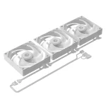 ID-COOLING FX360 LCD ARGB 360mm AIO Liquid CPU Cooler w/ 1.48in LCD and Silent Fans - White - Image 2