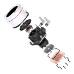 ID-COOLING SL360 CPU Liquid Cooler with Display, Customizable 2.1in LCD Display for Images or Performance Metrics - White - Image 4