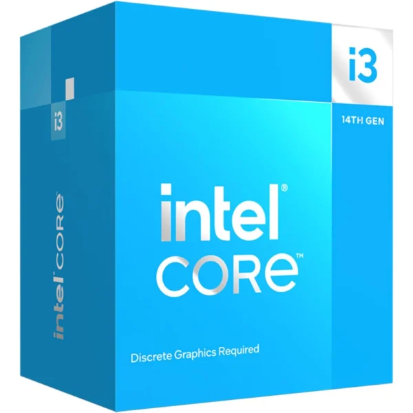 Intel Core i3-14100F Desktop Processor 4 cores (4 P-cores + 0 E-cores) up to 4.7 GHz - Tray