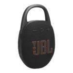 JBL CLIP5 Bluetooth Speaker, USB C Charging, IP67 Dustproof, Waterproof, App Compatible, Carabiner Structure, Passive Radiator Included, Portable - Black