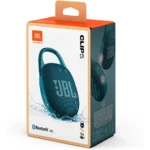JBL CLIP5 Bluetooth Speaker, USB C Charging, IP67 Dustproof, Waterproof, App Compatible, Carabiner Structure, Passive Radiator Included, Portable - Blue - Image 6