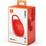 JBL CLIP5 Bluetooth Speaker, USB C Charging, IP67 Dustproof, Waterproof, App Compatible, Carabiner Structure, Passive Radiator Included, Portable - Red - Image 6