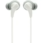 JBL Endurance Run 2 Waterproof Wired Sports In-Ear Headphones, Fliphook Desigh, Flexsoft Technology, IPX5 Sweatproof, Hands-Free Calls, Magnetic Buds - White - Image 3