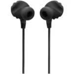 JBL Endurance Run 2 Waterproof Wired Sports In-Ear Headphones, Fliphook Desigh, Flexsoft Technology, IPX5 Sweatproof, Hands-Free Calls, Magnetic Buds - Black - Image 4