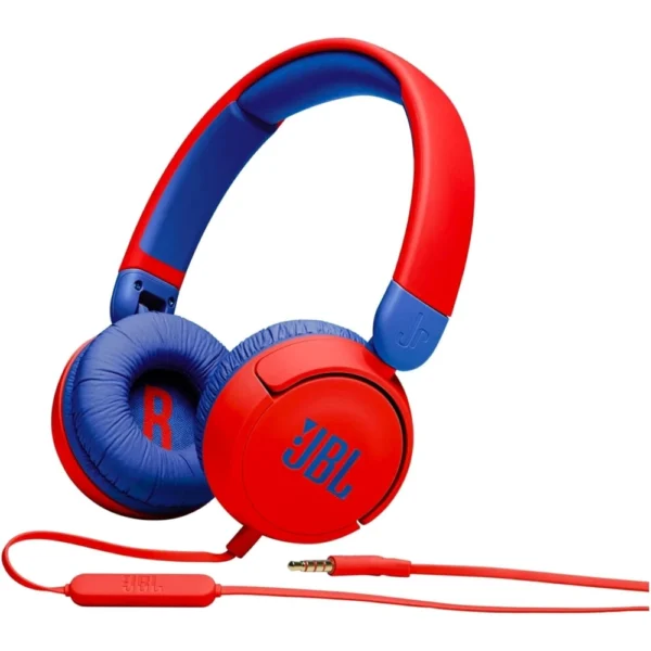 JBL JR310 - Kids On-Ear Headphones - Red/Blue