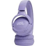 JBL TUNE 520BT Bluetooth Headphones, Enclosed, Up to 57 Hours of Continuous Playback, On-Ear, USB Type-C Charging, Multipoint, JBL App - Purple - Image 4