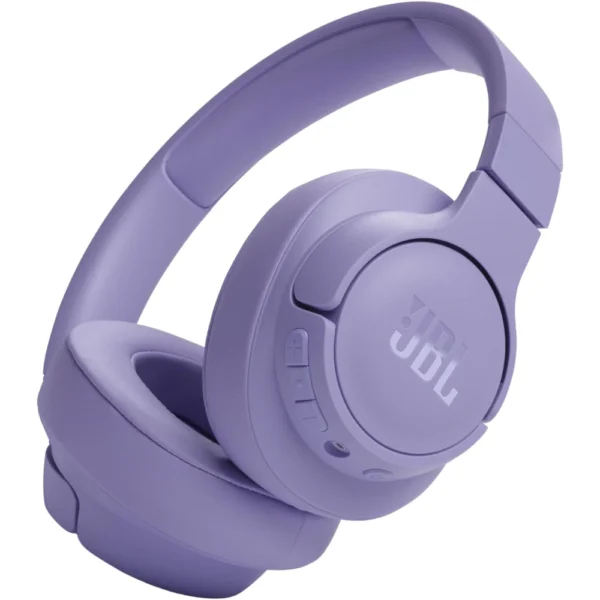 JBL Tune 720BT Wireless Over-Ear Headphones, Pure Bass Sound, Bluetooth 5.3, 76H Battery - Purple