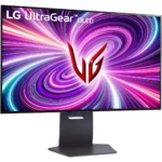 LG ‎32GS95UE-B 32-inch Ultragear UHD 240Hz or FHD 480Hz OLED Dual Mode Gaming Monitor 0.03ms DisplayHDR True Black 400 AMD FreeSync Premium Pro NVIDIA G-Sync HDMI 2.1 DisplayPort Tilt/Height/Swivel Stand - Black - Image 4