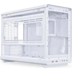 Lian Li A3-26.3L Micro Form Factor Chassis, Supports 360mm AIO-Modularity Design for M-ATX, ITX Motherboard, DAN Cases Collaboration, Wood Front & Side Tempered Glass Panel, A3W-WDG - White - Image 2