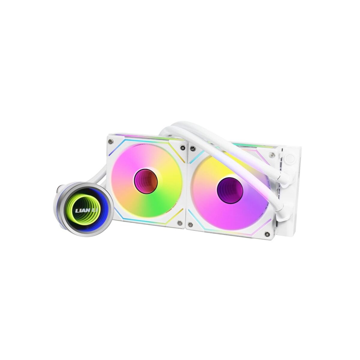 Lian Li GA2T24INW Galahad II Trinity 240 AIO CPU Liquid Cooler 240mm SL-INF Fans - White - Image 2