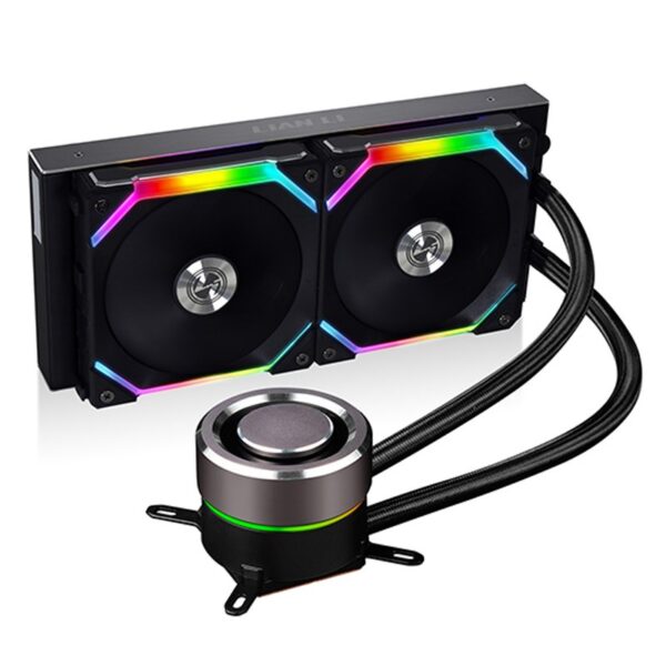 Lian Li Galahad 240 AIO ARGB Liquid CPU Cooler - UNI Fan SL120 Edition - Black