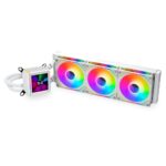 Lian Li Galahad II LCD 360 AIO CPU Liquid Cooler with SL Infinity Fans - White - Image 2