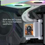 Lian Li Hydroshift 360 AIO - Pre-Installed 3 ARGB Fans - White - Image 4