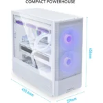 LIAN LI LANCOOL 207 ATX ARGB Gaming Case - White - Image 5