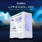 LIAN LI LANCOOL 207 ATX ARGB Gaming Case - White - Image 3