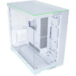 Lian Li O11D EVO RGB E-ATX gaming dual chamber case - White - ARGB lighting strips - Up to 420mm radiator - Cable management - Front and side tempered glass panels - Reversible chassis (O11DERGBW.US)