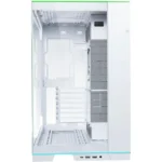 Lian Li O11D EVO RGB E-ATX gaming dual chamber case - White - ARGB lighting strips - Up to 420mm radiator - Cable management - Front and side tempered glass panels - Reversible chassis (O11DERGBW.US) - Image 3