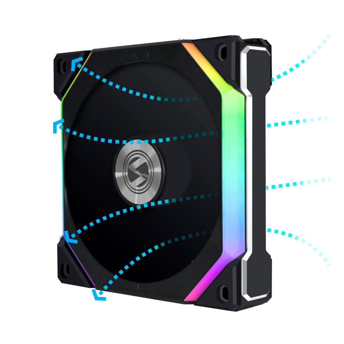 Lian Li SL 120 V2 Reverse Blade Black Single Pack Without Controller - Image 3