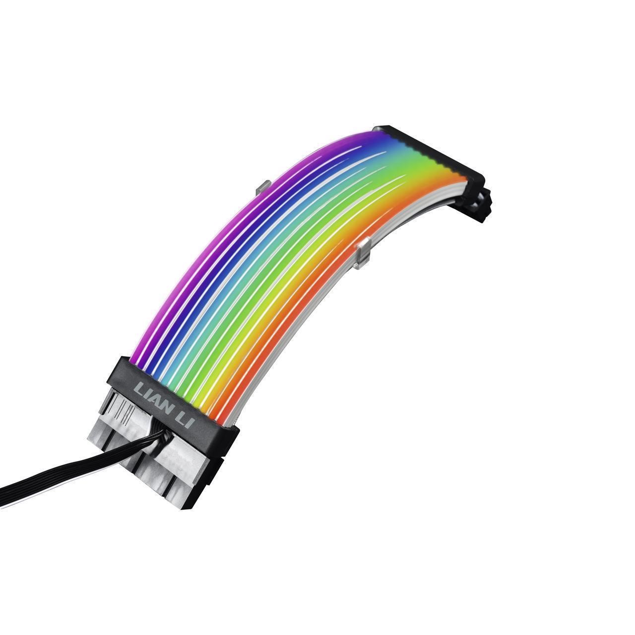 lian-li-strimer-plus-v2-24-pakistan.jpg Lian Li Strimer Plus V2 24 Pin Addressable RGB Power Extension Cable, Strimer L-connect 3.0 Controller Included - Image 1