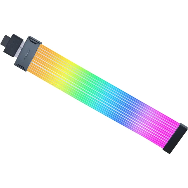 Lian Li Strimer Wireless 16 Pin Addressable RGB Power Extension Cable with Wireless Control, 12 LED Strip, PW16-121W