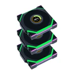 Lian Li UNI Fan SL Wireless LCD Triple Pack - Black