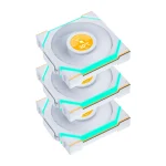 Lian Li UNI Fan SL Wireless LCD Triple Pack - White