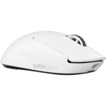 Logitech G PRO X SUPERLIGHT 2 Wireless Gaming Mouse, 4K Polling, Lightweight, LIGHTFORCE Hybrid Switches, HERO 2 Sensor, 32,000 DPI, 5 Programmable Buttons, USB-C Charging, PC & Mac - White