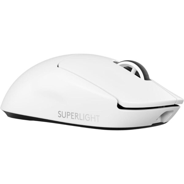 Logitech G PRO X SUPERLIGHT 2 Wireless Gaming Mouse, 4K Polling, Lightweight, LIGHTFORCE Hybrid Switches, HERO 2 Sensor, 32,000 DPI, 5 Programmable Buttons, USB-C Charging, PC & Mac - White