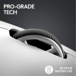 Logitech G PRO X SUPERLIGHT 2 Wireless Gaming Mouse, 4K Polling, Lightweight, LIGHTFORCE Hybrid Switches, HERO 2 Sensor, 32,000 DPI, 5 Programmable Buttons, USB-C Charging, PC & Mac - Black - Image 8