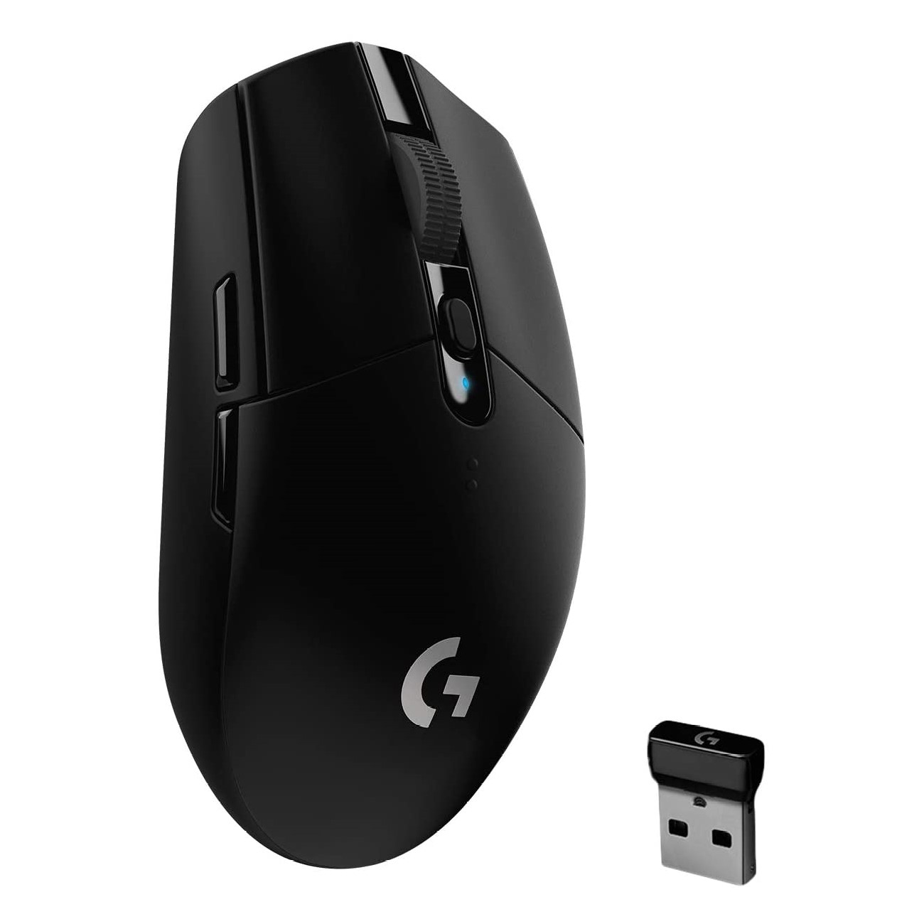 logitech-g305-lightspeed.jpg Logitech G305 LIGHTSPEED Wireless Gaming Mouse, Hero 12K Sensor, 12,000 DPI, Lightweight, 6 Programmable Buttons, 250h Battery Life, On-Board Memory, PC/Mac - Black - Image 1