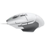 Logitech G502 X Wired Gaming Mouse - LIGHTFORCE hybrid optical-mechanical primary switches, HERO 25K gaming sensor - White - Image 4