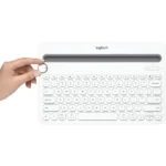 Logitech K480 Wireless Bluetooth Multi-Device Keyboard - White - Image 2