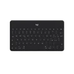 Logitech Keys-To-Go Wireless Bluetooth Keyboard For iPhone, iPad, Smartphone, Tablet, Windows, Apple TV, Ultra-Thin, Ultra-Light, Short-Cut Keys, QWERTY UK Layout