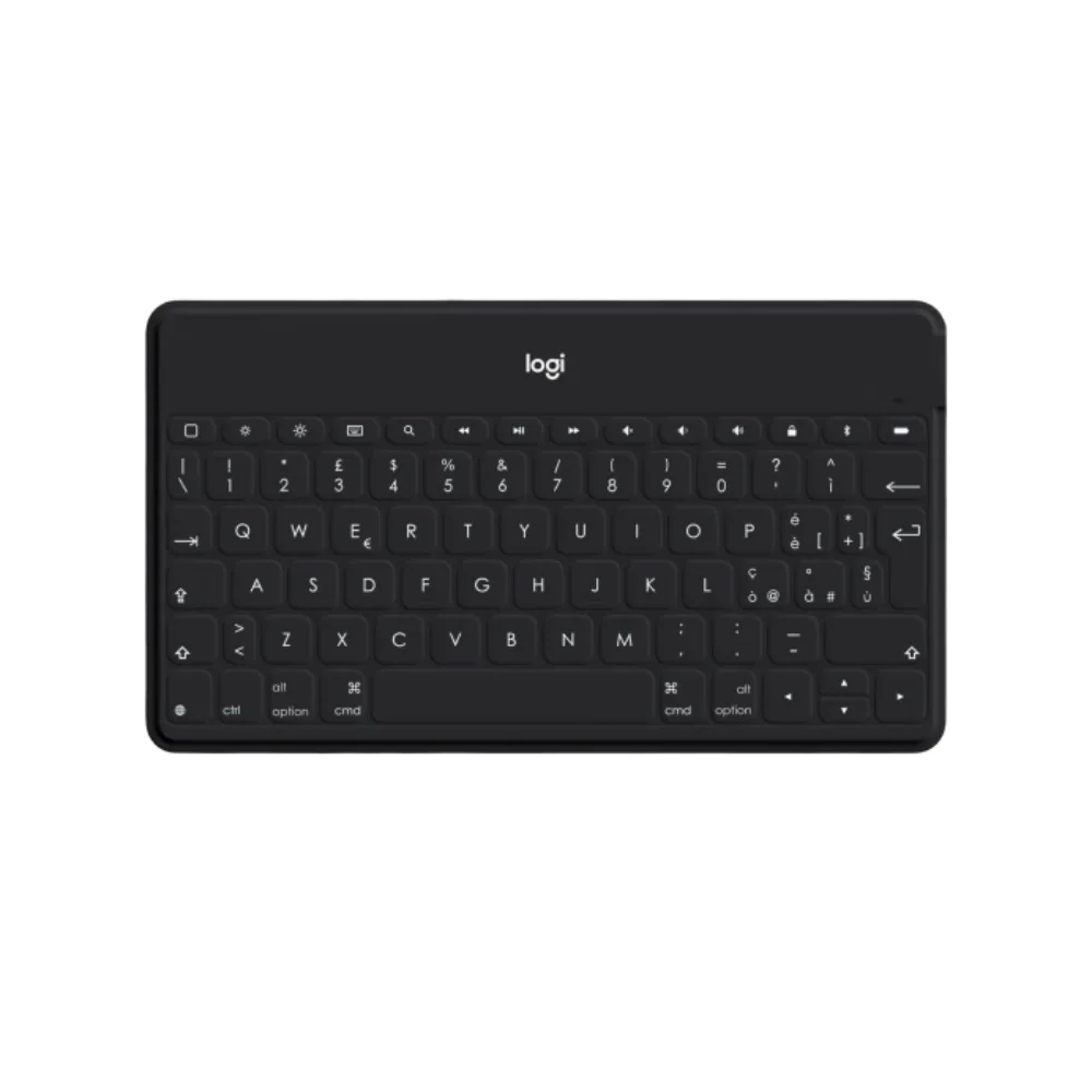 logitech-keys-to-go-wireless-bluetooth-keyboard-1.webp Logitech Keys-To-Go Wireless Bluetooth Keyboard For iPhone, iPad, Smartphone, Tablet, Windows, Apple TV, Ultra-Thin, Ultra-Light, Short-Cut Keys, QWERTY UK Layout - Image 1