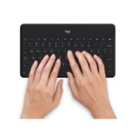 Logitech Keys-To-Go Wireless Bluetooth Keyboard For iPhone, iPad, Smartphone, Tablet, Windows, Apple TV, Ultra-Thin, Ultra-Light, Short-Cut Keys, QWERTY UK Layout - Image 4