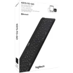 Logitech Keys-To-Go Wireless Bluetooth Keyboard For iPhone, iPad, Smartphone, Tablet, Windows, Apple TV, Ultra-Thin, Ultra-Light, Short-Cut Keys, QWERTY UK Layout - Image 7