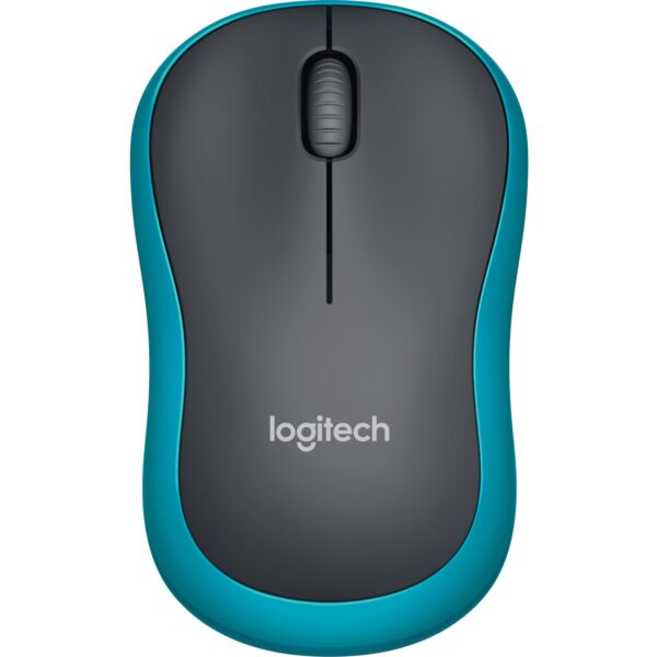 Logitech M185 Wireless USB Mouse – Blue