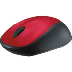 Logitech M235 Wireless Mouse 2.4 GHz with USB – Red - Image 2
