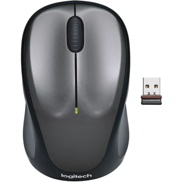 Logitech M235 Wireless Mouse, Compact Ambidextrous Design, Optical Tracking, 2.4GHz Wireless Receiver – Colt Glossy
