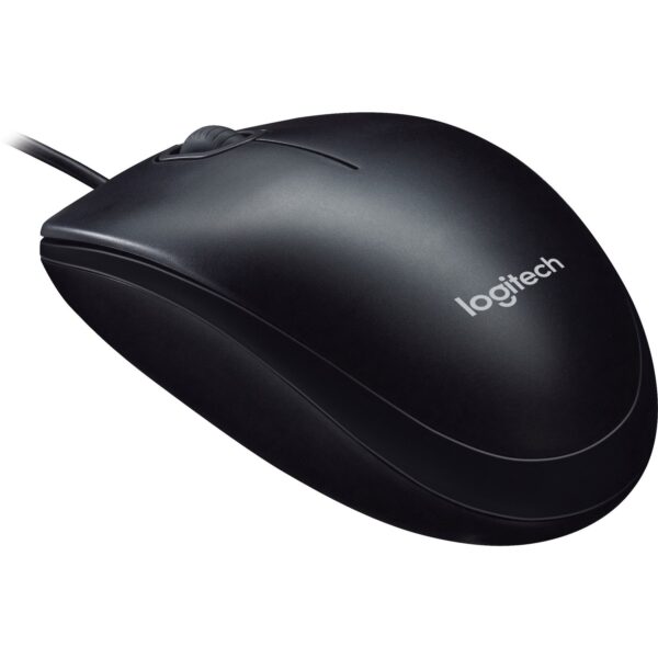 Logitech M90 Wired USB 1000 DPI Mouse – Black
