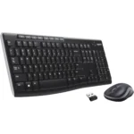 Logitech MK270R Wireless Keyboard and Mouse Combo - Black